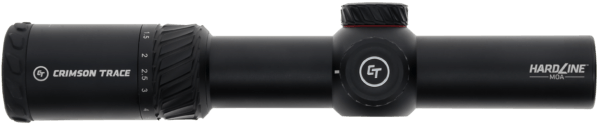 Crimson Trace 013002401 Hardline Black Anodized 1-6x24mm 34mm Tube Illuminated CT TR1-MOA Reticle