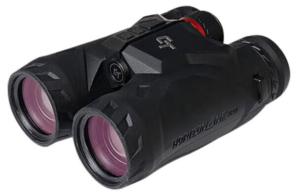 Crimson Trace 013002001 Horizonline 2K Pro Laser Rangefinding 10x42mm Red Illuminated Reticle Black Polymer