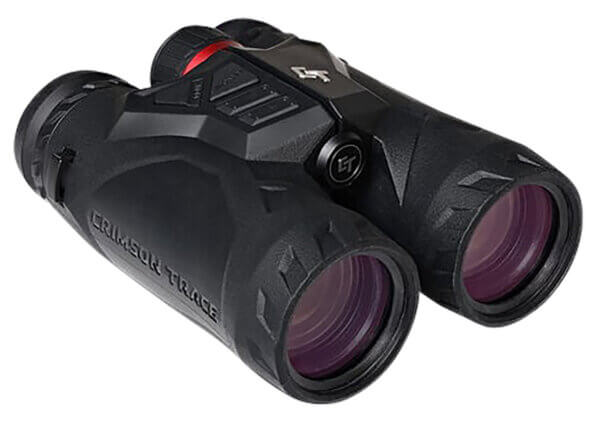Crimson Trace 013002001 Horizonline 2K Pro Laser Rangefinding 10x42mm Red Illuminated Reticle Black Polymer