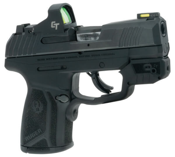 Crimson Trace 0102050 Laserguard Black Green Laser Fits Ruger Max-9 Handgun Trigger Guard Mount