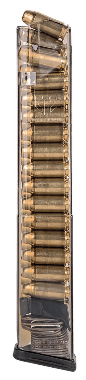 ETS Group SMKHKMP530 Pistol Mags 30rd Standard 9mm Luger Compatible w/ HK MP5/MP5K/94/SP89/SP5K Smoke Polymer