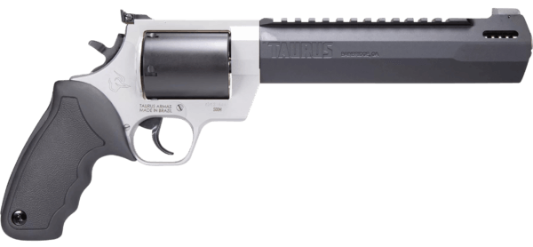Taurus 2500085RH Raging Hunter  500 S&W Mag 5rd Shot 8.38 Matte Black Matte Black Cylinder Matte Stainless Black Rubber Grip”