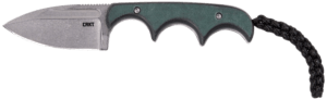 CRKT 2267 TACO 4.22″ Folding Part Serrated Black Stonewashed 4116 SS Blade/Black Textured GRN Handle Includes Pocket Clip