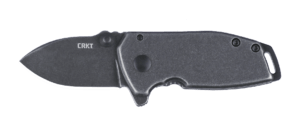 CRKT 2471 Butte 3.36″ Folding Plain Stonewashed D2 Steel Blade/OD Green G10 Handle Includes Pocket Clip