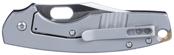 CRKT 5321 Pilar IV 3.09″ Folding Plain Satin D2 Steel Blade/Black/SS G10/SS Handle Includes Pocket Clip
