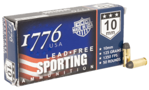 1776 USA 1776010125 Lead Free Sporting 10mm Auto 125 gr Lead Free Ball 50rd Box