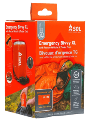 Adventure Medical Kits 01401144 SOL Bivvy Warmth Waterproof Wind Resistant Orange XL