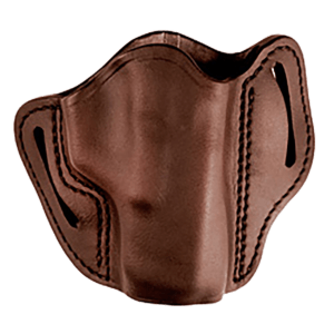 Uncle Mikes-leather(1791) UMOWB2BRWR Outside The Waistband Holster OWB Size 02 Brown Leather Belt Slide Fits Glock 17/19 Right Hand
