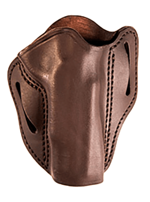Uncle Mikes-leather(1791) UMOWB3BRWR Outside The Waistband Holster OWB Size 03 Brown Leather Belt Slide Fits 1911 5″ Right Hand