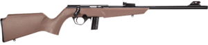 Rossi RB22L1611FDE RB22  Compact 22 LR 10+1  16 Matte Black Button Rifled Free Floating Steel Barrel  Matte Black Stainless Steel Receiver  Flat Dark Earth Monte Carlo Stock  Right Hand”