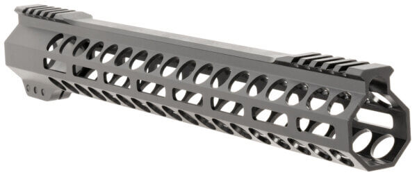 Bowden Tactical J1355315C Cornerstone Competition Handgaurd 15″ M-LOK with Competition Top Hard Coat Black Anodized Aluminum Pre-Heated 4140 Steel Barrel Nut for AR-Platform Full Flat Top