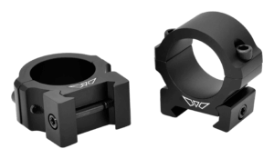 Konus 7415 Scope Ring Set Black Steel 1″ Tube High .22″ Grooved Receiver Mount