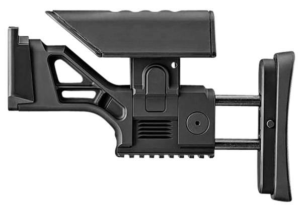 FN 20100566 SSR Rear Stock Assembly Black Aluminum Fully Adjustable for FN SCAR 16S/17S