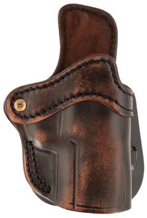 1791 Gunleather ORPDH24SVTGR Paddle Holster Optic Ready OWB Size 2.4S Vintage Leather Paddle Fits FN 509/H&K VP9SK Right Hand