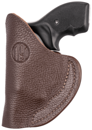 1791 Gunleather FCD1BRWL Fair Chase  IWB Size 01 Brown Leather Deer Hide Belt Clip Fits Ruger LCP 380/S&W Bodyguard Left Hand