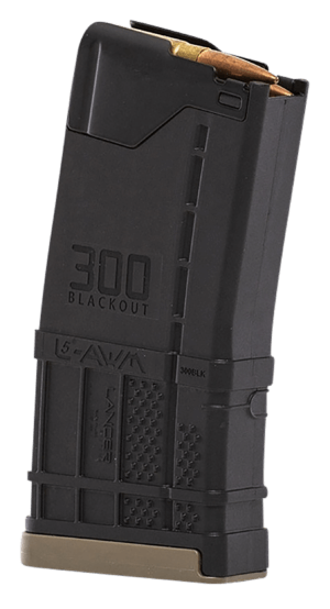 Lancer L5AWM Blackout 20rd 300 Blackout For AR-15 Opaque Black Polymer