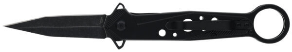 Smith & Wesson Knives 1193183 M&P Folding Dagger Folding Dagger Plain Black 8Cr13MoV SS Blade