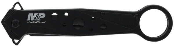 Smith & Wesson Knives 1193183 M&P Folding Dagger Folding Dagger Plain Black 8Cr13MoV SS Blade