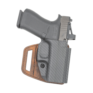 Versacarry VSL211HCT V-Slide  OWB Brown Polymer Leather/Polymer Fits Springfield Hellcat Right Hand