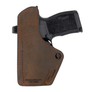 Versacarry 1CC2621P365 Compound Custom IWB Brown Polymer Belt Clip Fits Sig P365 Right Hand