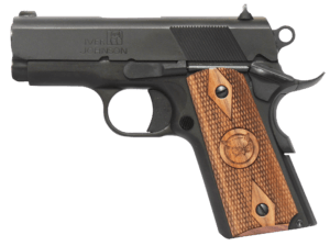 Iver Johnson Arms HAWK9 Hawk 9 9mm Luger 9+1 4.25″ Black Barrel Matte Blued Serrated Steel Slide & Steel Frame w/Beavertail Double Diamond Checkered Walnut Grips