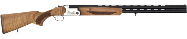 Iver Johnson Arms IJ60028LW28S IJ600 Over/Under 28 Gauge 3″ 2rd 28″ Vent Rib Black Barrel/Engraved Rec Walnut Furniture 5 Chokes Included