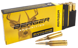 Berger Bullets 50010 Target Rifle 6.5 PRC 156 gr Hybrid 20 Per Box/ 10 Case