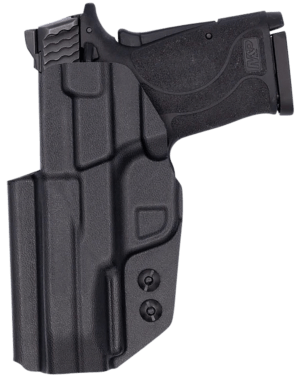 C&G Holsters 1214100 Covert  IWB Black Kydex Belt Clip Fits Walther PDP 4 Right Hand”