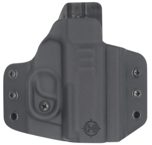 C&G Holsters 0354100 Covert  OWB Black Kydex Belt Loop Fits Sig 1911 Rail 5″,C&G’s Covert holster is made to be the best and most comfortable holster. It is CNC designed and manufactured out of Kydex with solid locking retention. C&G Holsters are 100% made in America  by Veterans and Law Enforcement. They are designed to fit most RMR/Red Dots on the market  and they have an open bottom that will fit your threaded barrels and compensators.