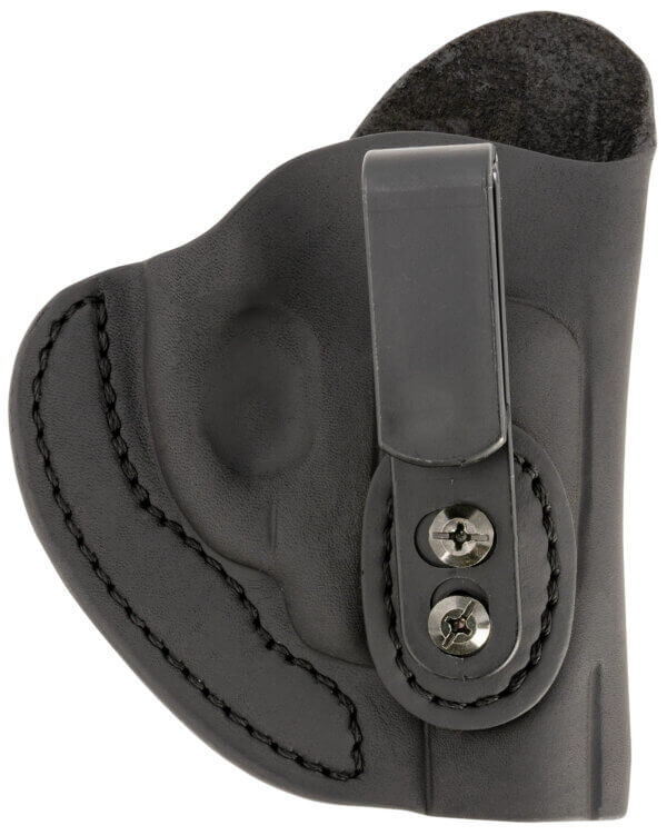 1791 Gunleather RVHIWB1TSBLR RVH IWB Size 01 Stealth Black Leather Belt Clip Right Hand