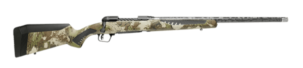 Savage Arms 58018 110 UltraLite 6.5 Creedmoor 4+1 22 Threaded Carbon Fiber Wrapped Barrel  Black Melonite Rec  Woodland Camo AccuStock with AccuFit”