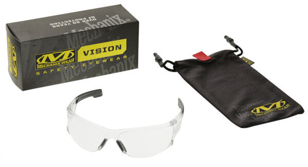 Mechanix Wear VNS10AABU Type-N OSFA Clear Lens Anti-Scratch Black Frame