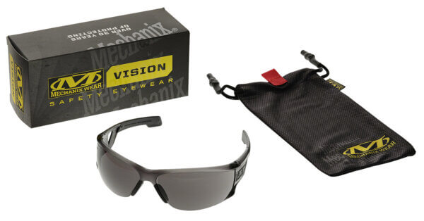 Mechanix Wear VNS20ABBU Type-N OSFA Smoke Lens Anti-Scratch Black Frame