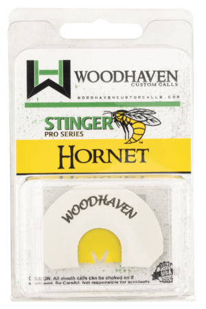 Woodhaven WH007 Hornet Diaphragm Call Double Reed Attracts Turkey White