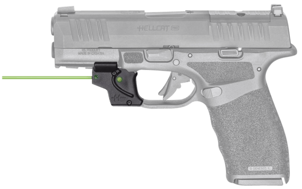 Viridian 912-0077 E-Series  Black Green Laser <5mW 510-532nM Wavelength Fits Springfield Hellcat Pro Handgun Trigger Guard Mount
