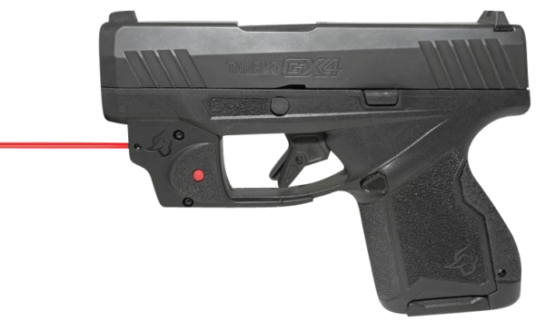 Viridian 912-0042 E-Series  Black Red Laser <5mW 650nM Wavelength Fits Taurus GX4/GX4XL Handgun Trigger Guard Mount