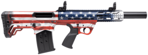 Gforce Arms GFY1USBNZ GFY-1  12 Gauge 3 5+1 18.50″  Burnt Bronze American Flag  Bullpup with Pistol Grip Stock  Picatinny Rail with Flip Up Sights”