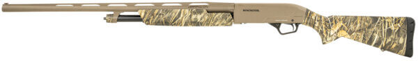 Winchester Repeating Arms 512432692 SXP Hybrid Hunter 12 Gauge 3 4+1 (2.75″) 28″  FDE Barrel/Rec  Realtree Max-7 Furniture  Fiber Optic Sight  Includes 3 Invector-Plus Chokes”