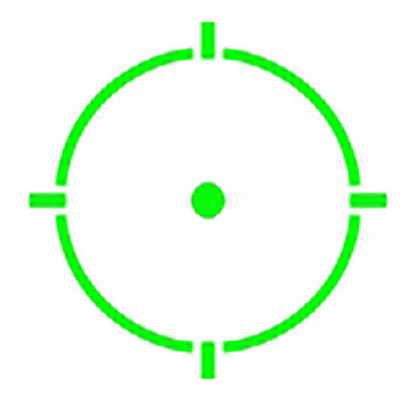 Holosun SCRSGRMRS SCRS GR MRS 1 x 20mm 2 MOA Green Dot/65 MOA Green Circle Multi Reticle