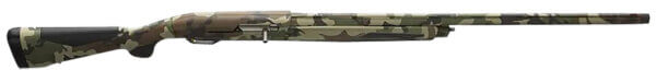 Browning 011765205 Maxus II  12 Gauge 3.5 4+1 26″  Woodland Camo  Synthetic Furniture with Overmolded Grip Panels  Fiber Optic Sight”