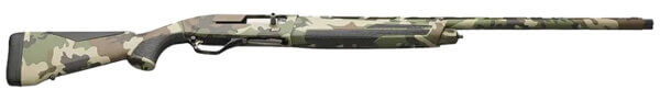 Browning 011765204 Maxus II  12 Gauge 3.5 4+1 28″  Woodland Camo  Synthetic Furniture with Overmolded Grip Panels  Fiber Optic Sight”