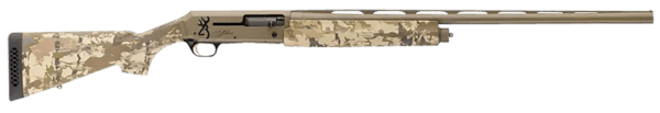 Browning 011438205 Silver Field 12 Gauge 3.5 4+1 (2.75″) 26″  FDE Barrel/Rec  AURIC Camo Synthetic Stock With Textured Gripping Surface”