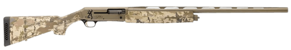 Browning 011438204 Silver Field 12 Gauge 3.5 4+1 (2.75″) 28″  FDE Barrel/Rec  AURIC Camo Synthetic Stock With Textured Gripping Surface”