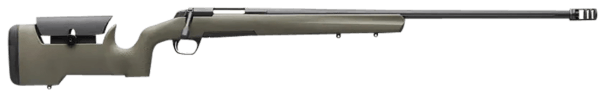 Browning 035588282 X-Bolt Max Long Range Full Size 6.5 Creedmoor 4+1 26 Matte Black Fluted/Heavy Sporter/Threaded Barrel  Matte Black Drilled & Tapped Steel Receiver  OD Green Max w/Adj Comb Synthetic Stock”