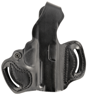 DeSantis Gunhide 085BA8BZ0 Thumb Break Mini Slide OWB Black Leather Belt Slide Fits Glock 43/43x/48 Belt 1.75″ Wide Right Hand