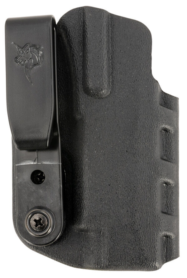 DeSantis Gunhide 137KJ0PZ0 Slim-Tuk IWB Black Kydex Belt Clip Fits Sig P365 XL Belt 1.75″ Wide Ambidextrous