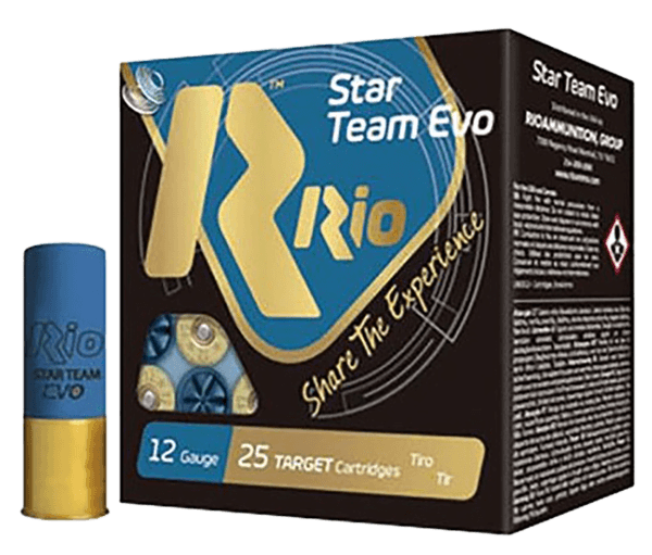 Rio Ammunition STT328 Star Team EVO Training 12 Gauge 2.75″ 1 1/8 oz 8 Shot 25rd Box
