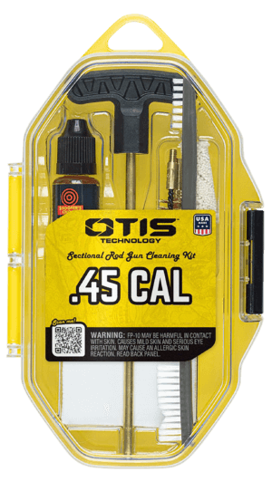 Otis FGSRS45 .45 Cal Cleaning Kit For Pistol .45 Cal Black Compact Soft Pack Case