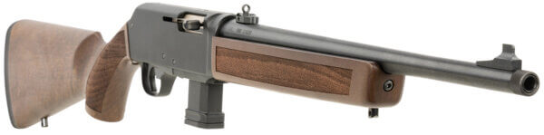 Henry H027H9 Homesteader  9mm Luger 10+1 16.37 Blued Steel Threaded Barrel  American Walnut Fixed Stock Ambidextrous”
