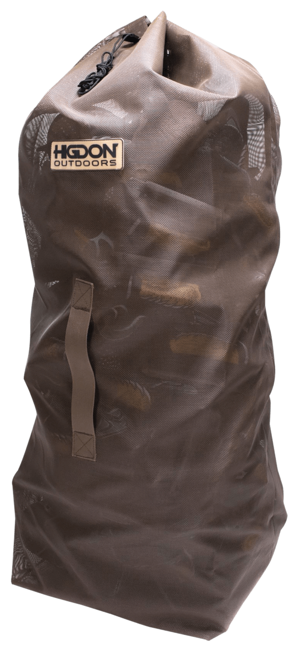 Higdon Outdoors 37179 Decoy Bag Large Black PVC Coated Mesh 51″ x 18″ x 15″ Holds up to 56 Standard Decoys